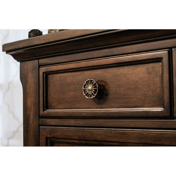 Set of 6 Antique Golden Sun Cast Iron Drawer Pulls Cabinet Knob Home Decor - Picture 4 of 10